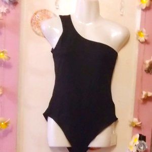 Mangopop (L) Asymmetric Tank Bodysuit